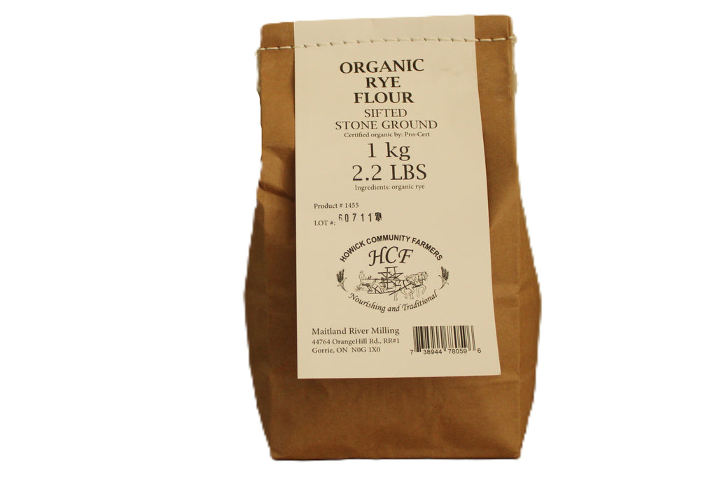 Organic Stoneground Rye Flour