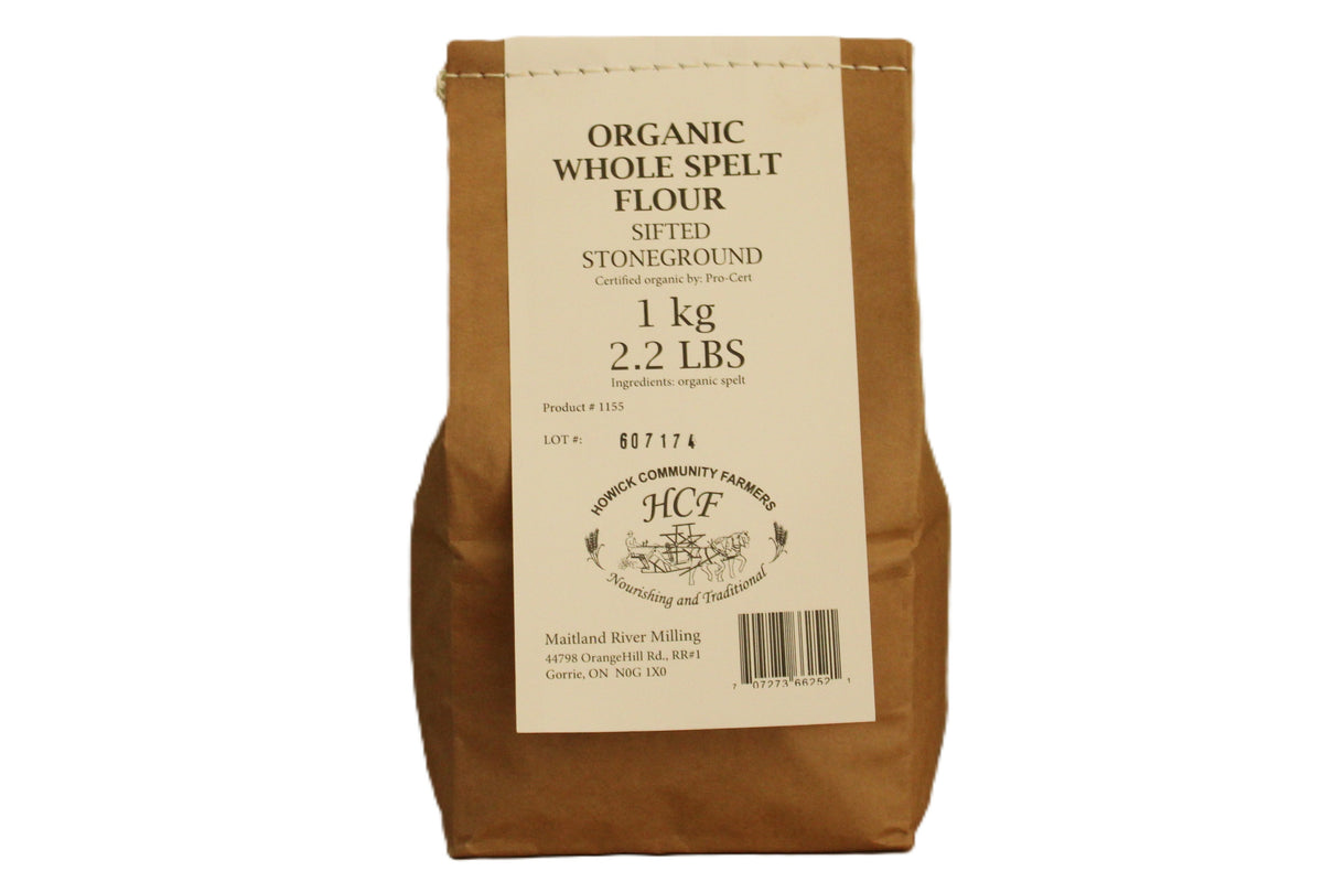 Organic Stoneground Whole Spelt Flour